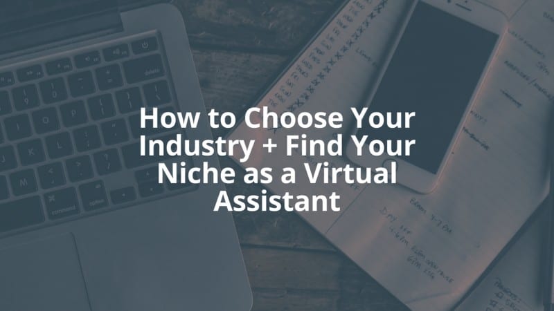 find your niche as a virtual assistant