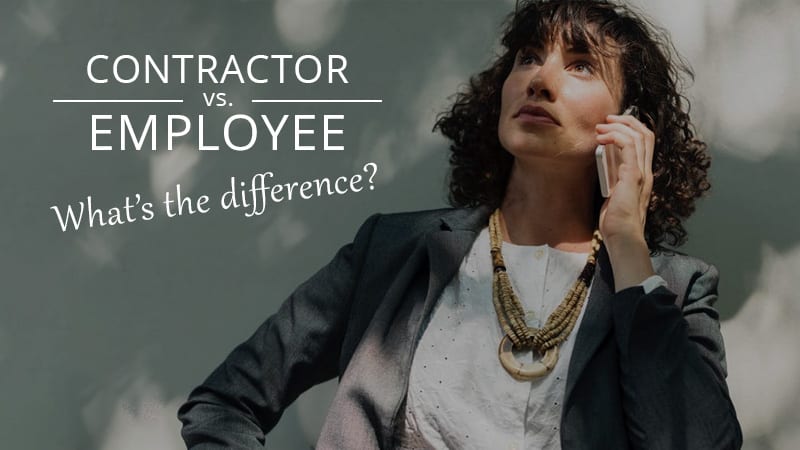 difference between an employee and a contractor