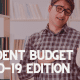 Student budget COVID-19 edition