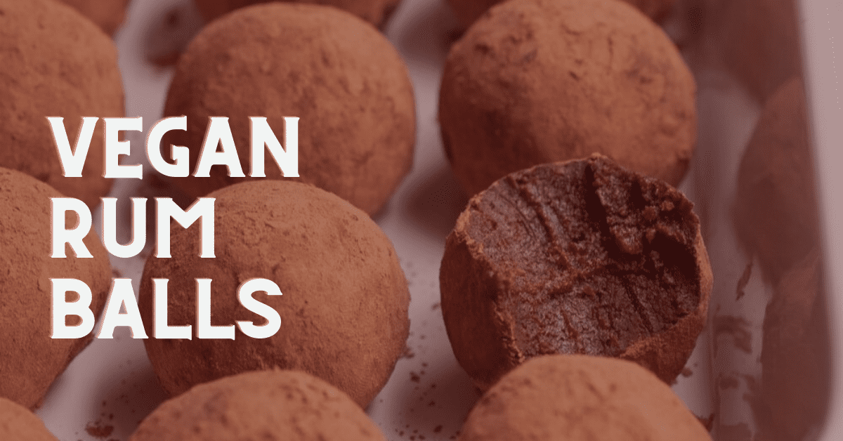 Recipe for Vegan Rum Balls