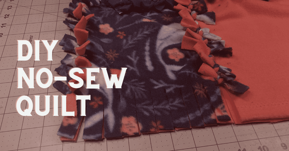 DIY No-Sew Quilt