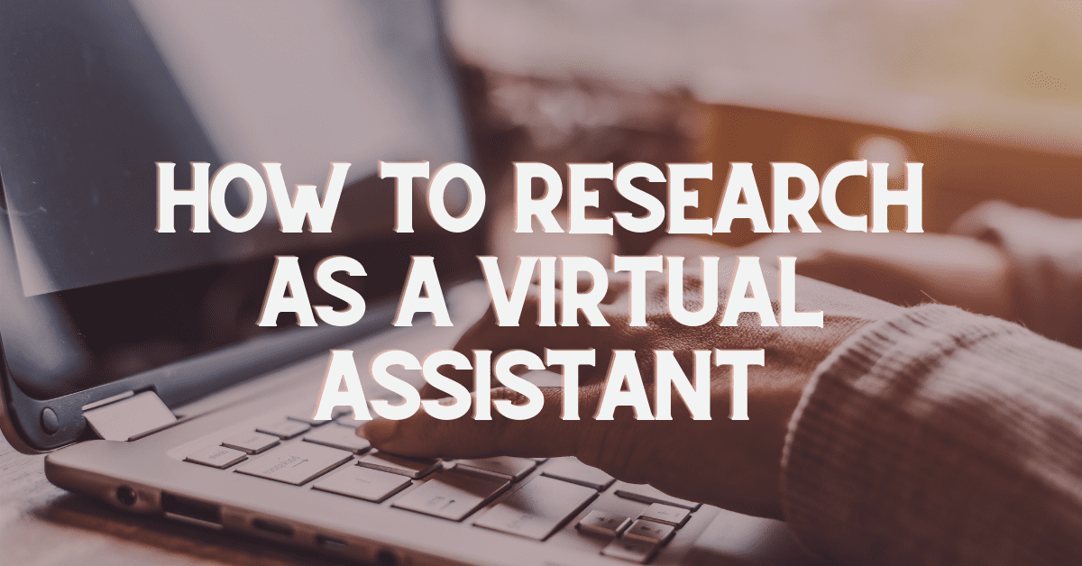 Virtual Assistant Research