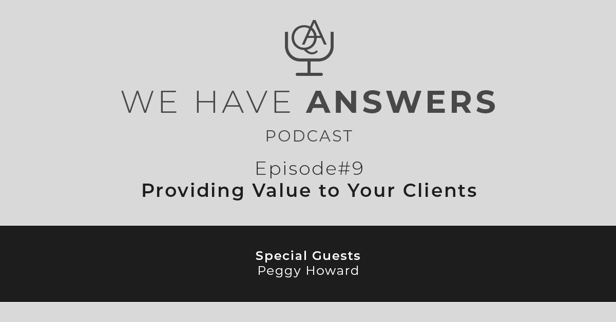 Providing Value to Clients