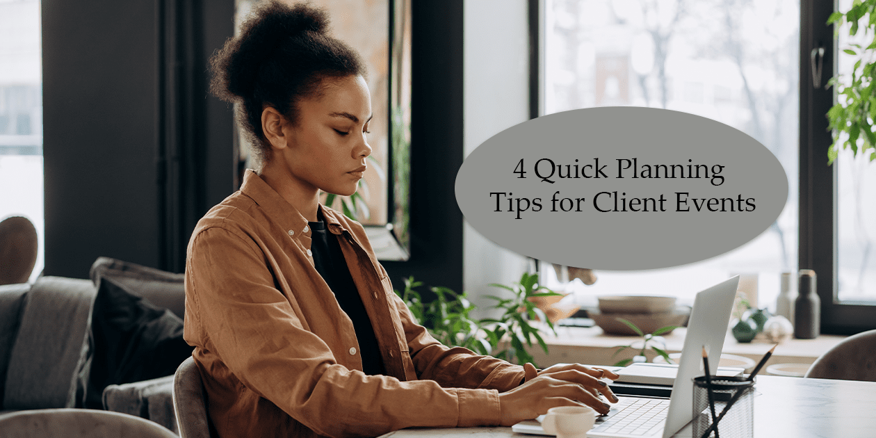 planning tips for client events